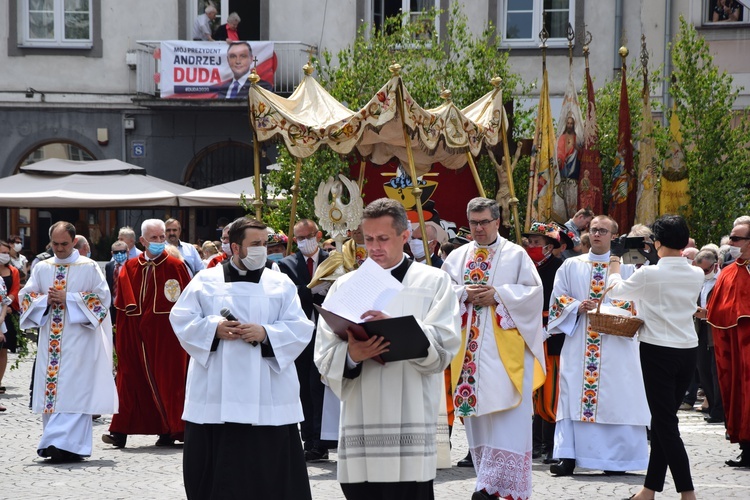 Boże Ciało w Łowiczu - procesja