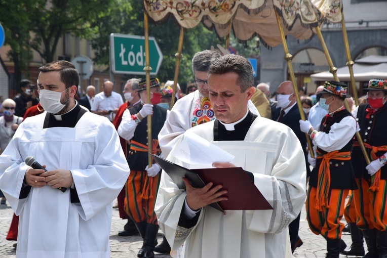 Boże Ciało w Łowiczu - procesja