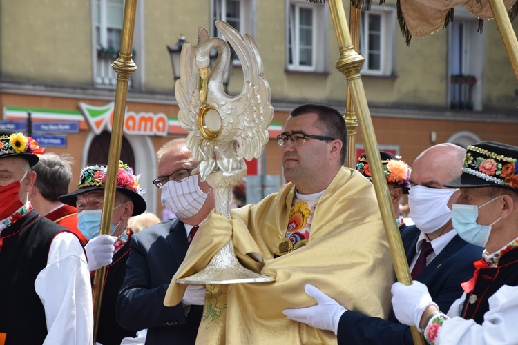 Boże Ciało w Łowiczu - procesja