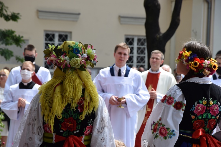 Boże Ciało w Łowiczu - procesja