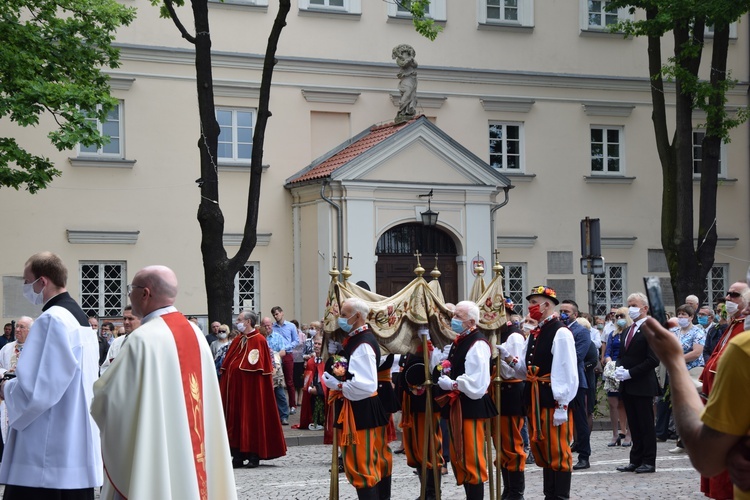 Boże Ciało w Łowiczu - procesja