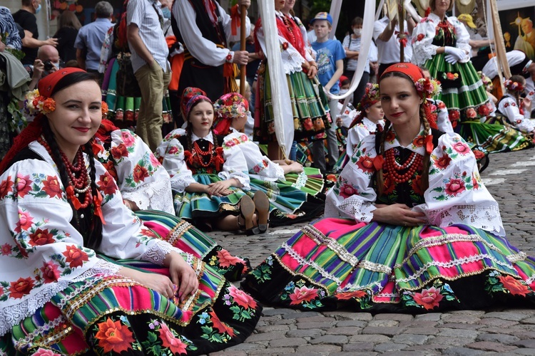 Boże Ciało w Łowiczu - procesja