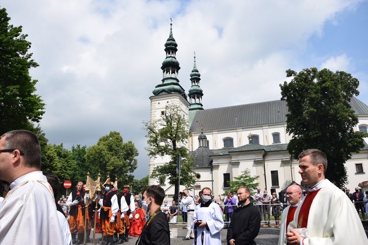 Boże Ciało w Łowiczu - procesja