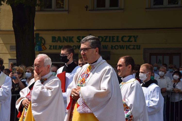 Boże Ciało w Łowiczu - procesja