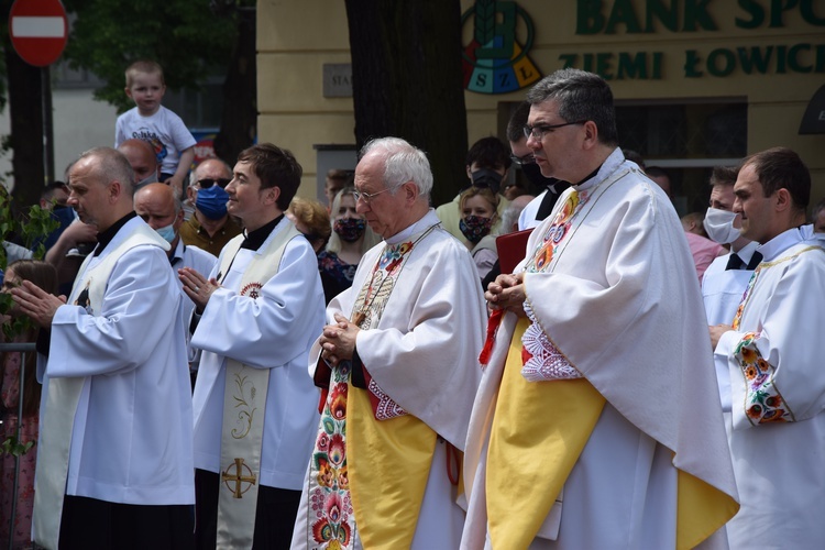 Boże Ciało w Łowiczu - procesja