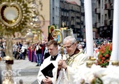 Boże Ciało z trzema biskupami w Świdnicy