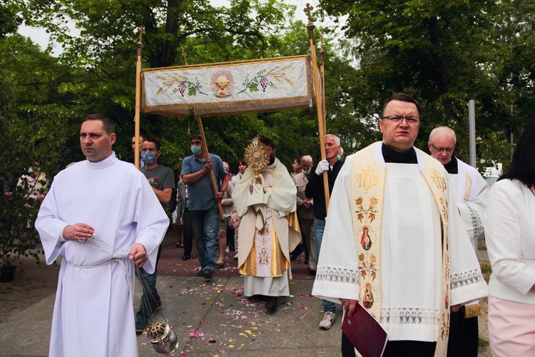 Boże Ciało w Zielonej Górze (parafia pw. św. Franciszka)