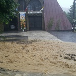 Oberwanie chmury nad Glisnem koło Mszany Dolnej