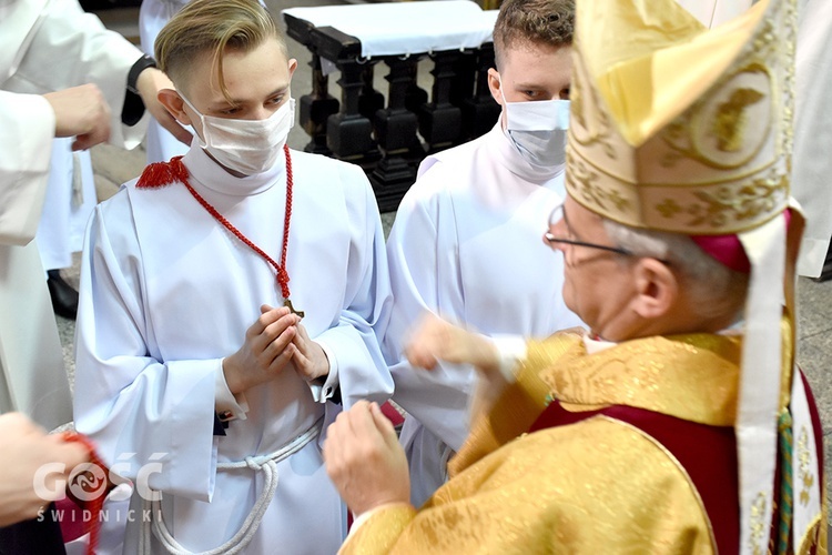 Promocja nowych lektorów i ceremoniarzy w diecezji świdnickiej