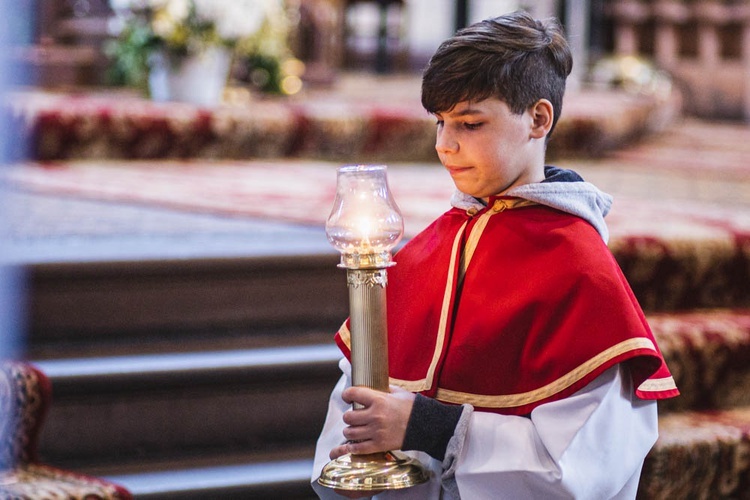 Poświęcenie figury Matki Bożej Fatimskiej na noworudzkim Rynku