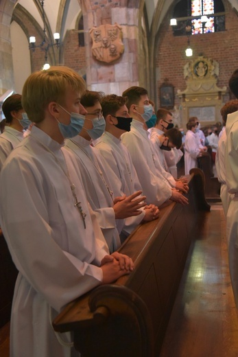 Błogosławieństwo nowych lektorów i ceremoniarzy