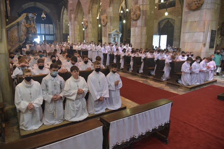 Błogosławieństwo nowych lektorów i ceremoniarzy