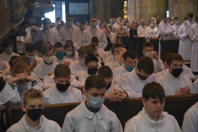 Błogosławieństwo nowych lektorów i ceremoniarzy