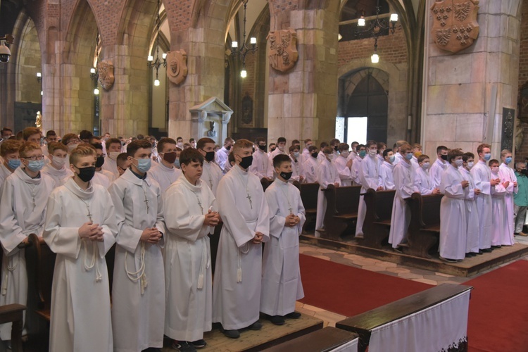 Błogosławieństwo nowych lektorów i ceremoniarzy