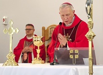 Biskup płocki poświęcił kielich mszalny z medalionami  abp. Nowowiejskiego i bp. Wetmańskiego oraz z ziemią z KL Soldau. Był to dar wotywny ks. M. Ofiary, wielkiego propagatora ich kultu.