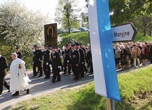 Ikona nawiedziła wszystkie wspólnoty parafialne i sanktuaria. Obory, 5.05.2016 r.