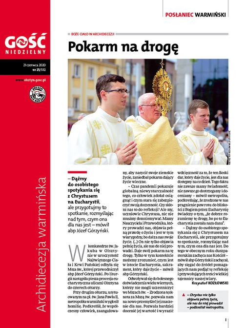 Posłaniec Warmiński 25/2020