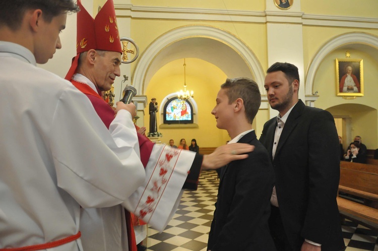 Bierzmowanie w Żabnie