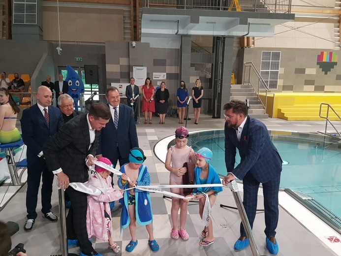 Basen w katowickiej dzielnicy Szopienice-Burowiec