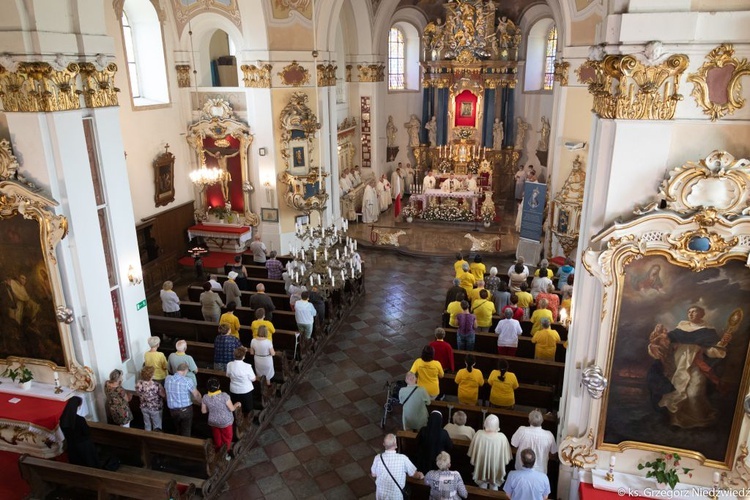 Pielgrzymka chorych i cierpiących oraz służby zdrowia do Rokitna