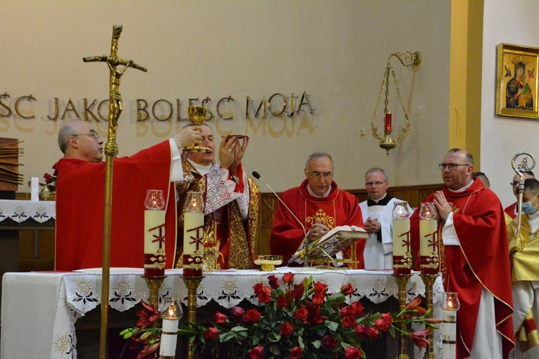 Bierzmowanie w sądeckiej Zawadzie