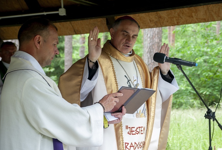 Msza św. na zakończenie spływu