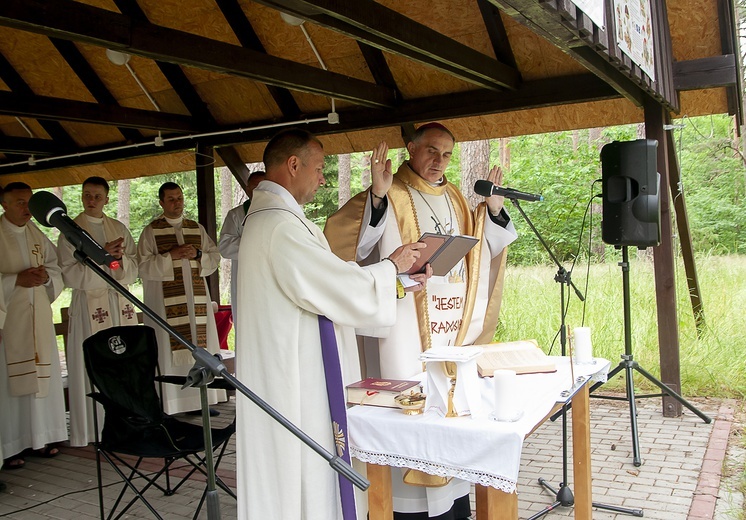 Msza św. na zakończenie spływu