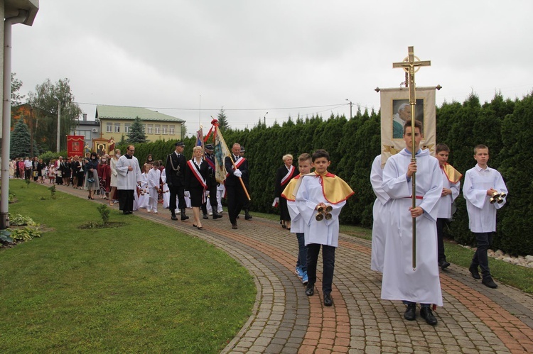 Koszyce Małe. Ogłoszenie św. Małgorzaty Marii Alacoque drugą patronką kościoła