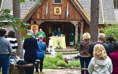 ▲	Polanów, 21 czerwca. Msza św. na zakończenie pielgrzymowania.