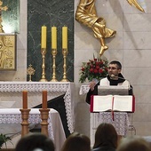 Uczestnicy wysłuchali konferencji o. Arkadiusza Bąka OFM Conv.