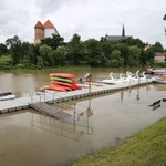 Duża woda na Wiśle w Sandomierzu 