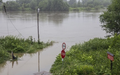 Wisła w Tarnobrzegu przybrała