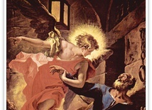 Sebastiano Ricci "Uwolnienie św. Piotra przez anioła", olej na płótnie, 1710 r. kościół San Pietro, Bergamo