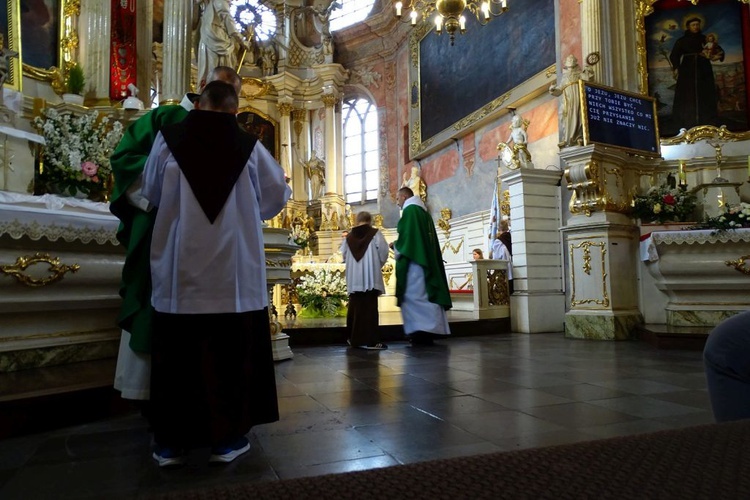 Pożegnanie o. Aleksego we Wschowie 