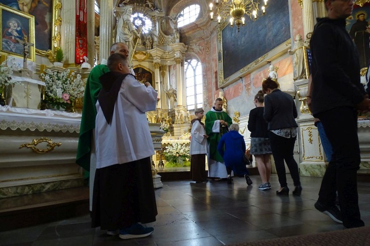 Pożegnanie o. Aleksego we Wschowie 