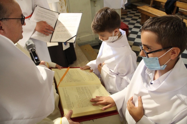 Błogosławieństwo lektorów w Ujanowicach