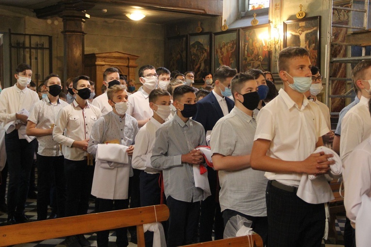 Błogosławieństwo lektorów w Ujanowicach