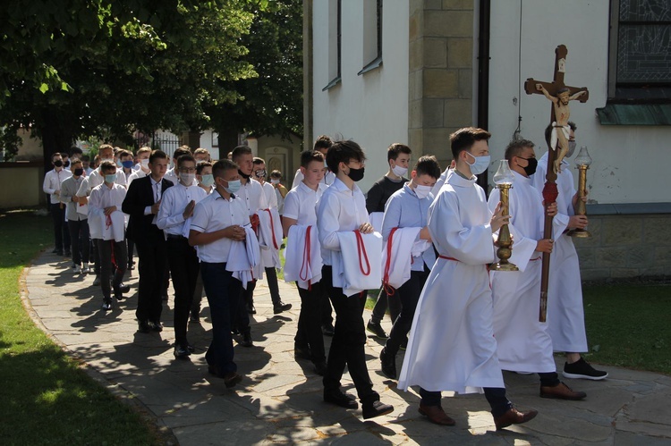 Błogosławieństwo lektorów w Ujanowicach