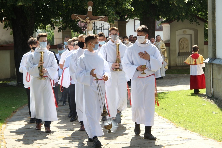 Błogosławieństwo lektorów w Ujanowicach