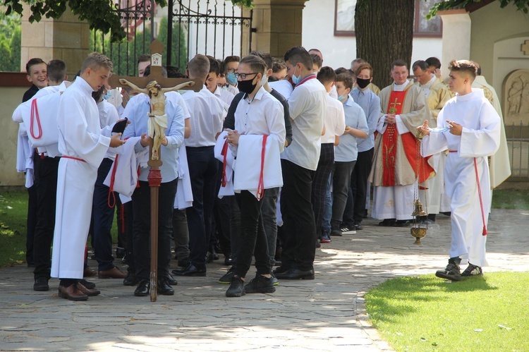 Błogosławieństwo lektorów w Ujanowicach