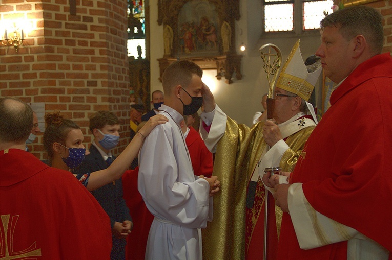 Bierzmowanie w puckiej farze 2020 r.