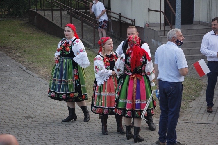 Wieczór wyborczy Andrzeja Dudy w Łowiczu