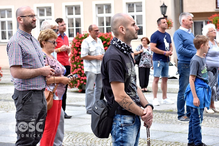 Męski Różaniec w Świdnicy - lipiec