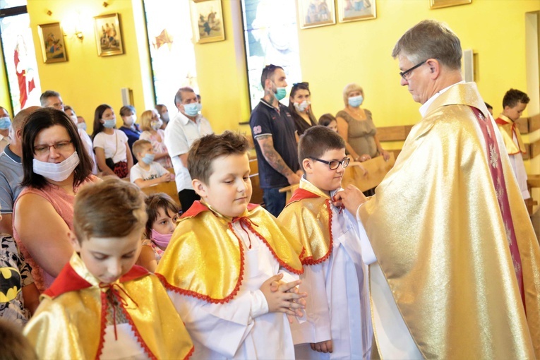 Ministranci w Jodłówce-Wałkach