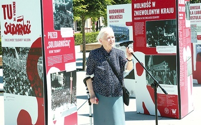 Urszula Radek, uczestniczka świdnickiego strajku.