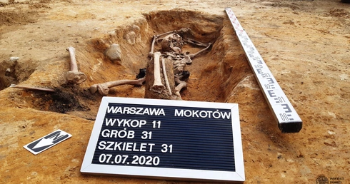 Przy ul. Rakowieckiej po raz kolejny IPN odkrył ludzkie szczątki. "Ofiar może być więcej"