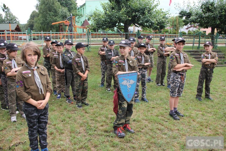 Kolonia zuchowa zielongórskiego ZHR w m. Długie k. Strzelec Krajeńskich