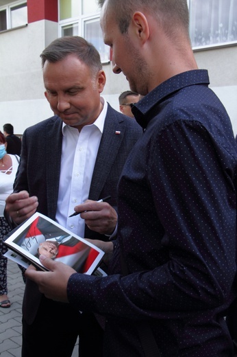 Prezydent Andrzej Duda oddał już swój głos