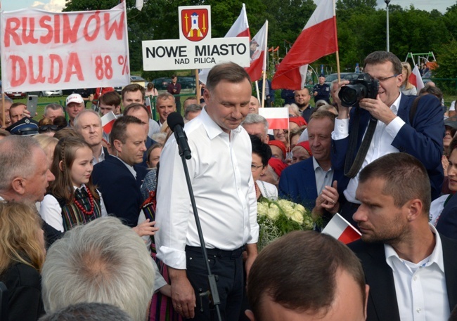 Wizyta prezydenta Andrzeja Dudy w Odrzywole