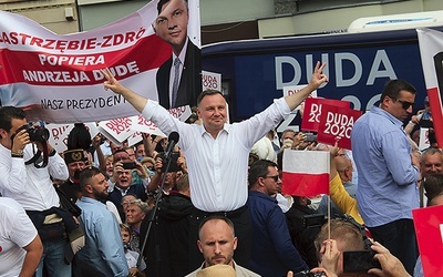 Prezydent Andrzej Duda 26 czerwca 2020 r. w Rybniku.